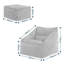 Natalia Armchair Bean Bag and Square Footstool-1400010048-1400010049