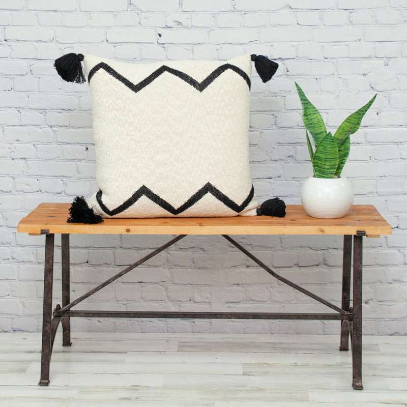 Chevron Cotton Throw Pillow