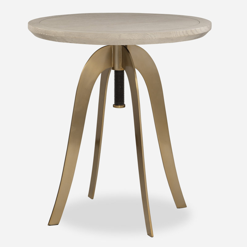 Newgard Oak Adjustable Accent Table