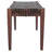 Kazbah Woven Leather Solid Wood Bench -1706685959