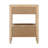Beecher Whitewashed Oak Wood Open Nightstand