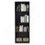 Bibliothèque maison avec présentoir moderne à 4 tablettes pour livres et décoration-1983802767