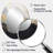 Soft Wave Fusion II - Beige Modern Oval Wall Mirror-1413595615