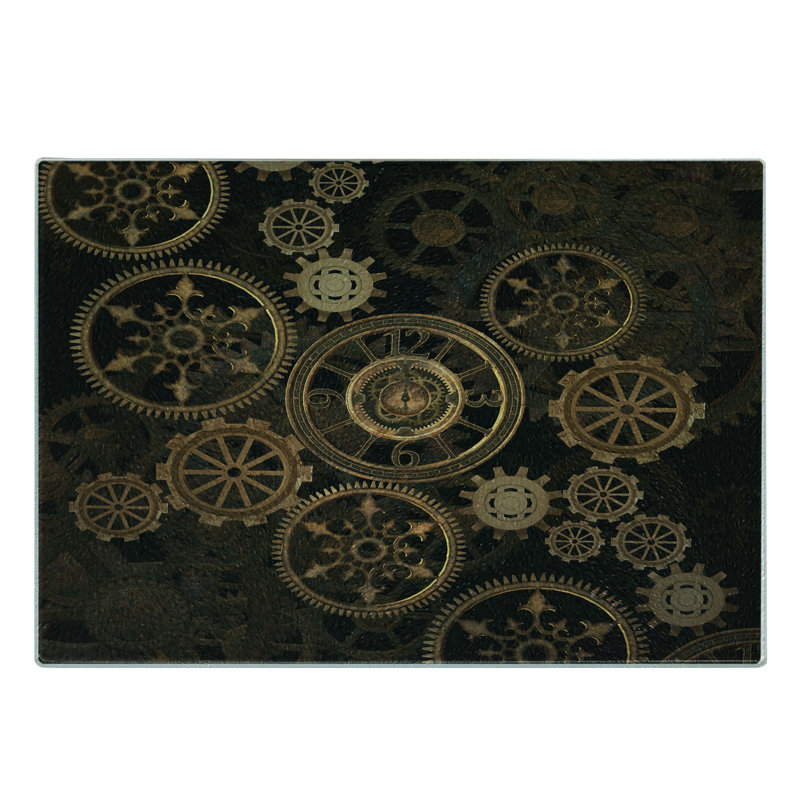 Planche à découper en verre trempé Ambesonne