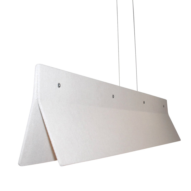 Getchell 1 - Light LED Kitchen Island Pendant, Off White