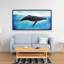 Toile encadrée, "Baleine bleue", animaux aquatiques-119717621
