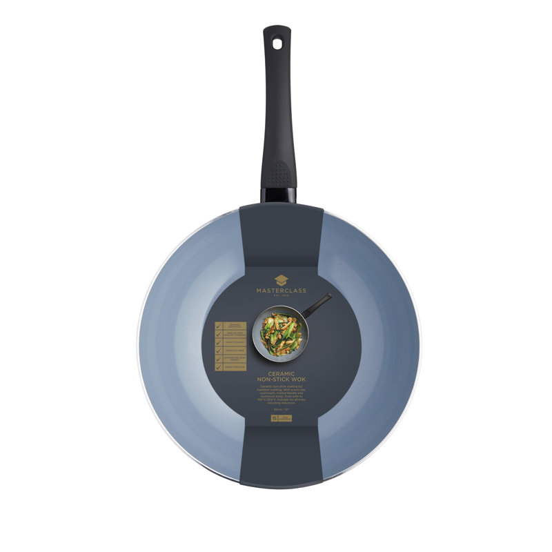 MasterClass Ceramic Non-Stick Induction Ready 30cm Wok