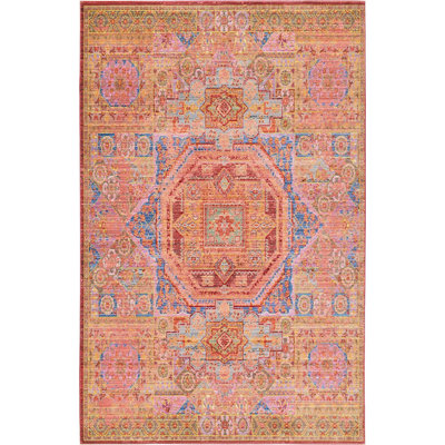 Tapis rose Donminique