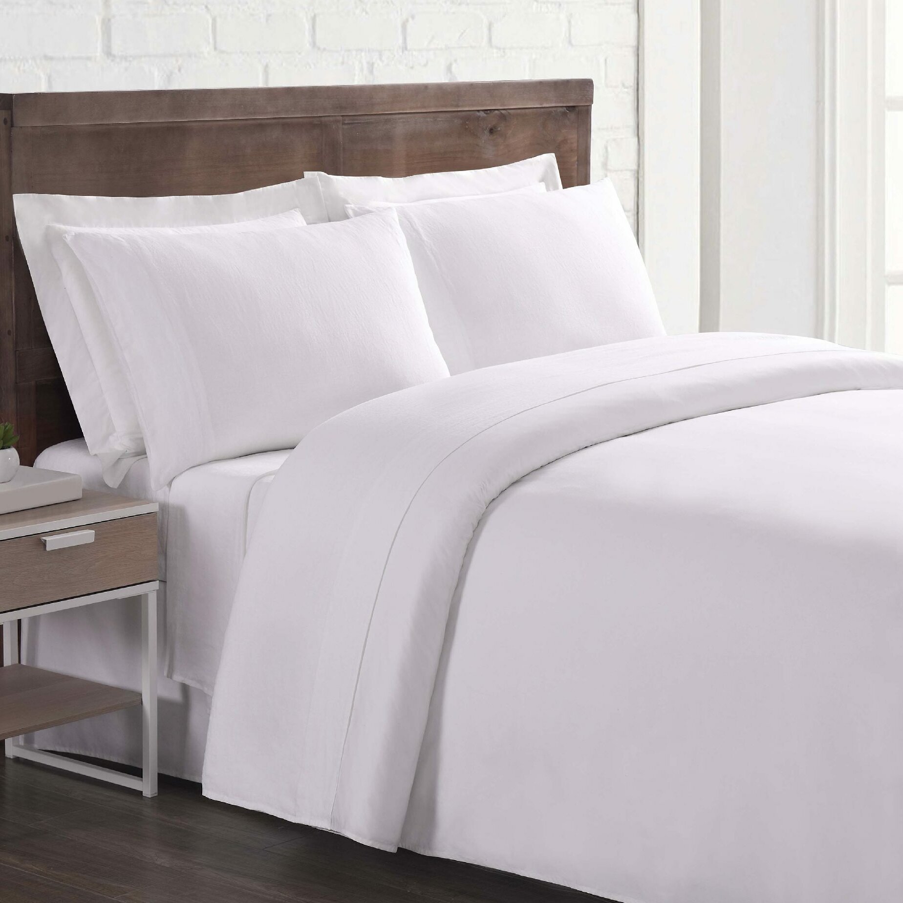 AllModern Nena Aybar Linen Sheet Set & Reviews | Wayfair