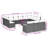 Vidaxl Garden Sofa Set Gray