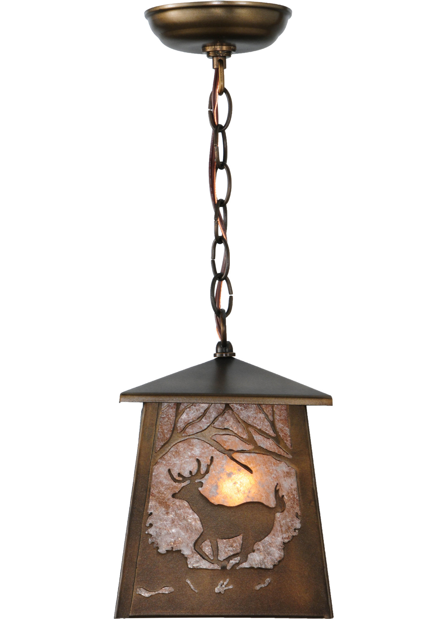 Meyda Lighting 1 Light Antique Copper Lantern Pendant Wayfair