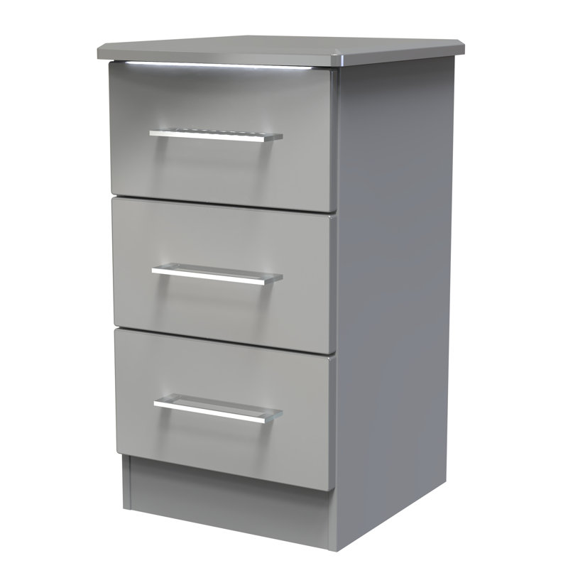 40cm W Manufactured Wood Bedside Table