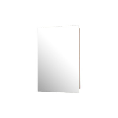 Marquis 16 " W X 26 " H Recessed Frameless Medicine Cabinet with Mirror