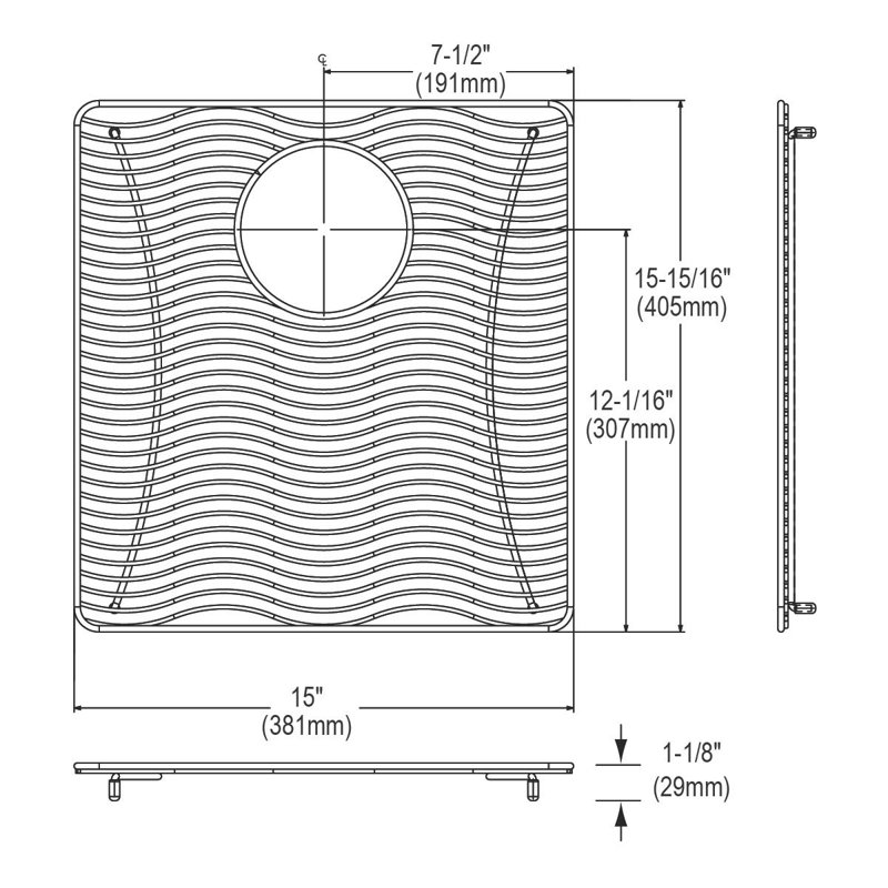 15" x 15" Sink Grid