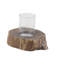 Ensemble de support d’ouragan en bois 2 pièces rustique-30689885