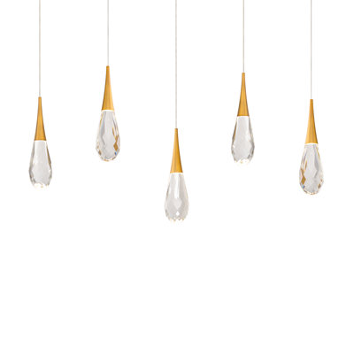 Hibiscus 5 - Light LED Pendant