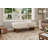 Celeste Contemporary Rectangular Tufted Linen-Blend Ottoman Bench With Solid Wood Legs-122443004