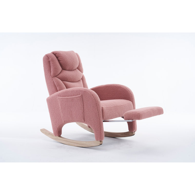 Chaise berçante Teddy, Rose