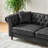 83"Chesterfield ‌Tech Fabric Sofa-427448556