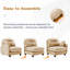 Canapé de style moderne pour canapé modulaire en U avec repose-pieds, tissu chenille doux, dossier capitonné, mousse haute densité, conception ergonomique pour les salons et les chambres à coucher-314978654