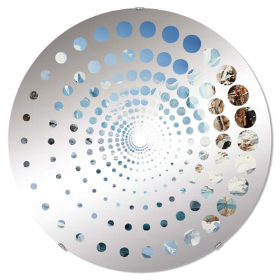 Spiral Dot Decorative Mirror