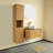 Mitch 50" Tall Bathroom Wall Mounted Cabinet, Narrow Storage Cabinet With Doors And Shelves, Ultra-thin Modular Storage Cabinets Suitable For Small Spaces Such As Corners, Applicable To Bathroom, Living Rooms, And Laundry, Corolla Oak