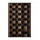 Machine Washable Checkered Black Area Rug
