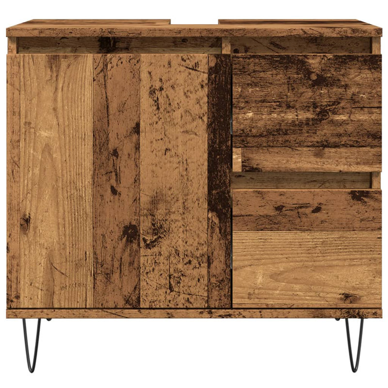 Brelen Under Sink Cabinet, Reclaimed Wood