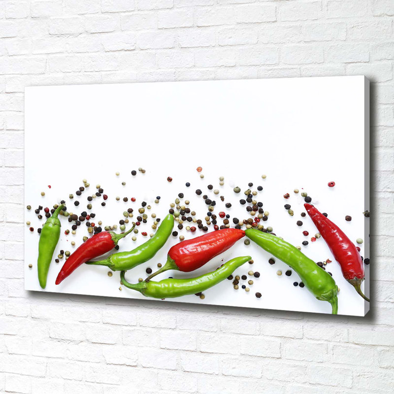 Chilli Peppers - Wrapped Canvas Print
