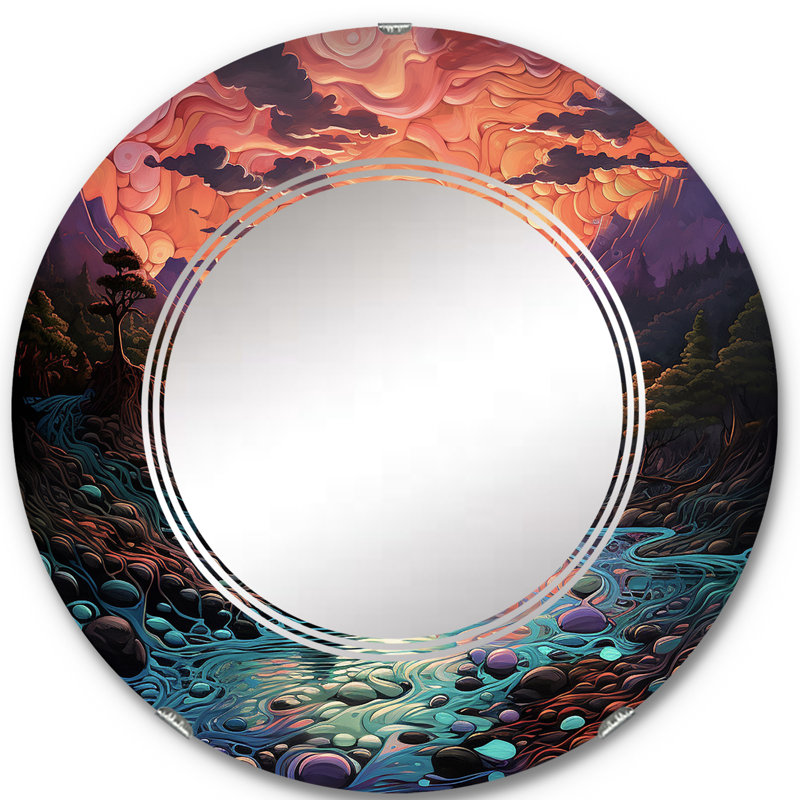 Miroir mural sans cadre Hatherley, 24 po x 24 po