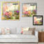 «Modern Multi And Green Summer Garden V», reproduction de cadre photo sur toile-1782707646-1782707645