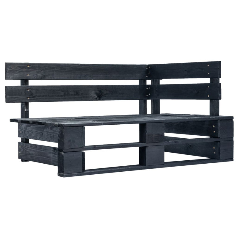 Adebayo Solid Wood Pine Outdoor Bench