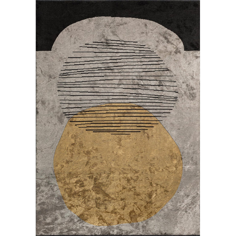 Rapture Abstract Area Rug, Rectangle 7'10" x 9'10"
