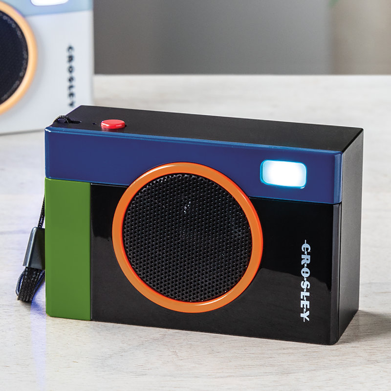 Flashback Portable Bluetooth Speaker, Black