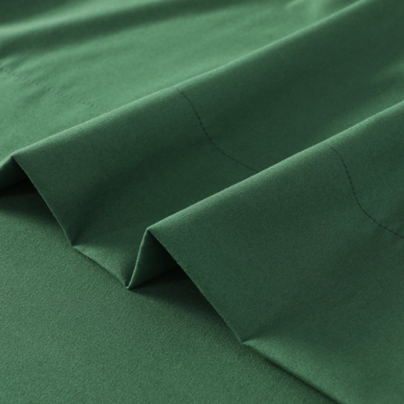 Ensemble de draps 4/6 pièces, Vert, Double
