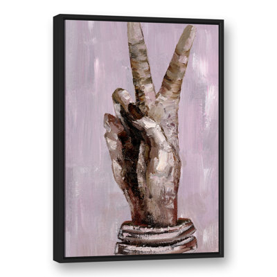 «Peace Peace», impression sur toile encadrée