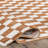 Dominique Abstract Checkered Fringe Area Rug-1610322314
