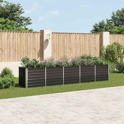 Jardinière en acier galvanisé 