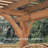 Backyard Discovery Beaumont 12' x 12' Cedar Wood Outdoor Patio Pergola Kit with Trellis Roof and PowerPort