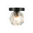 Cheateau 1-Light Flush Mount - Black-850782002