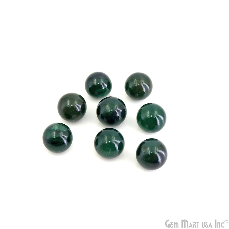 Natural Polished Gemstone Sphere, Decorative Accent, Smooth Ball Home Decor, 15-25mm, Green Aventurne