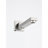 Brushed Nickel Ceiling Mounted Shower With Self-Cleaning 16" Head And Handheld, Stainless Steel - Mounted, Handheld For Natural Nozzle Workability