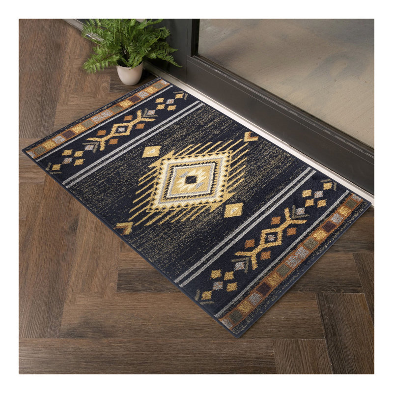 Tapis tribal sud-ouest Trib_SG_YLS4001, Rectangle 5 pi 3 po x 7 pi 3 po