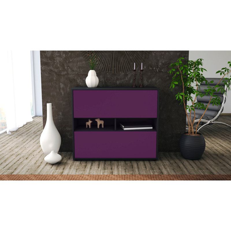 Regent Sideboard, Anthracite/Purple