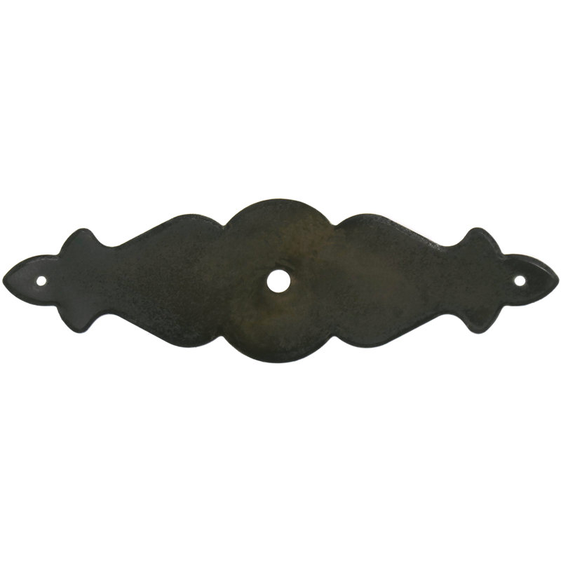 Classic Traditions Antique Brass Traditional Knob Backplate
