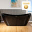 Baignoire de trempage autoportante en acrylique 71 po. X 32 po.-100500620-50948202
