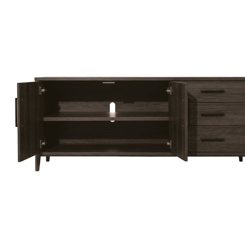 Hitomi 94'' Sideboard, Brown Oak
