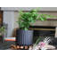Mini pot de fleurs en céramique émaillée avec peigne et brosse - Intérieur/Extérieur-147826229