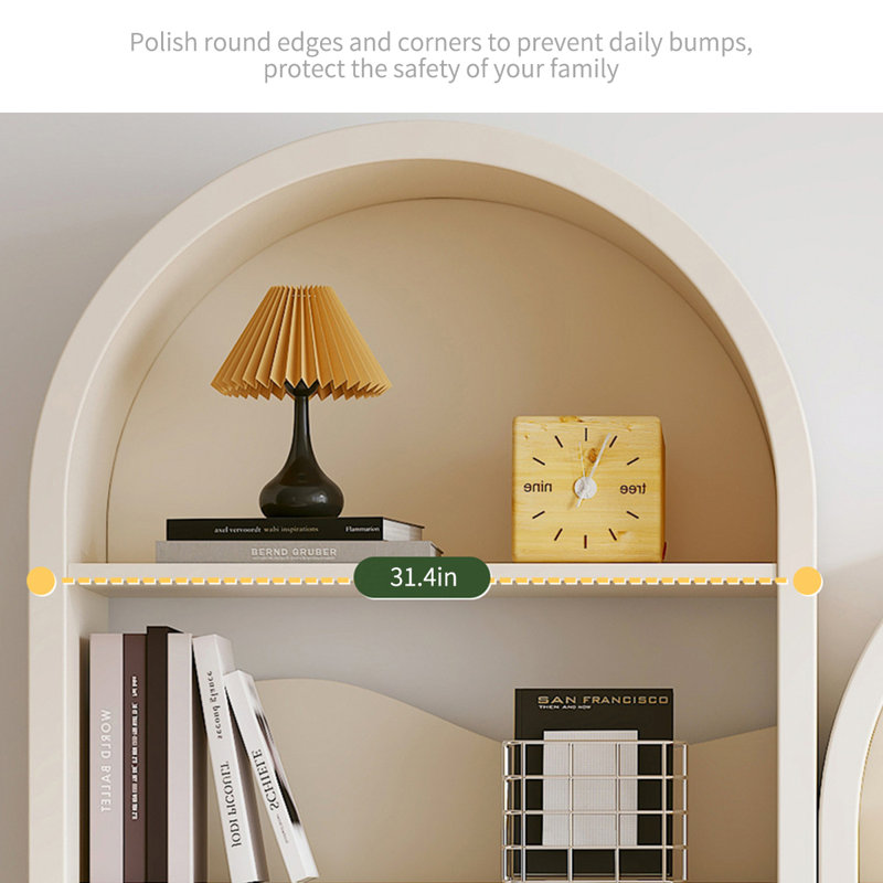 Modern Simple Manufactured Wood Bookshelf