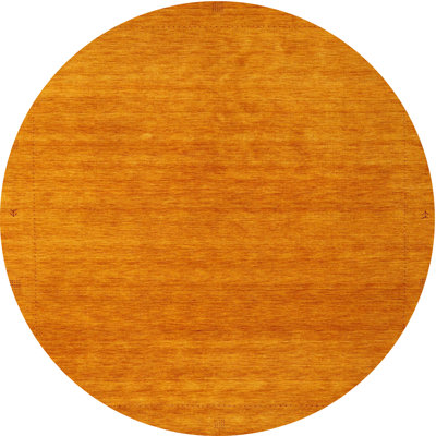 Tapis de zone orange contemporaine